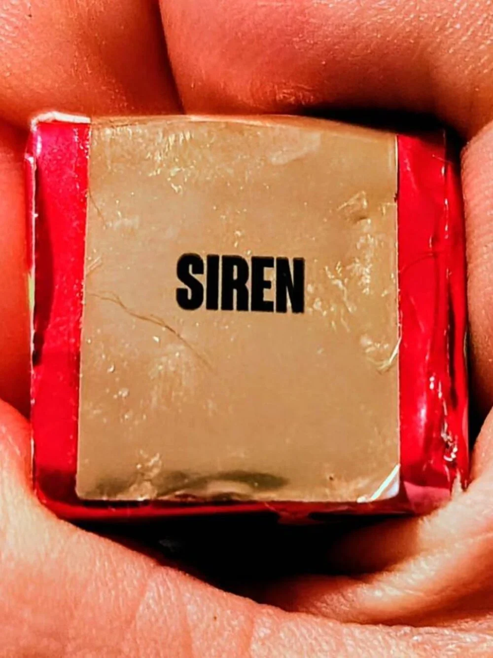 Lime Crime’s Siren is a metallic liquid matte lipstick